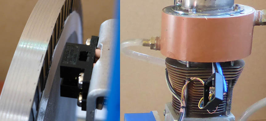 Opto sensors Cold end assembly