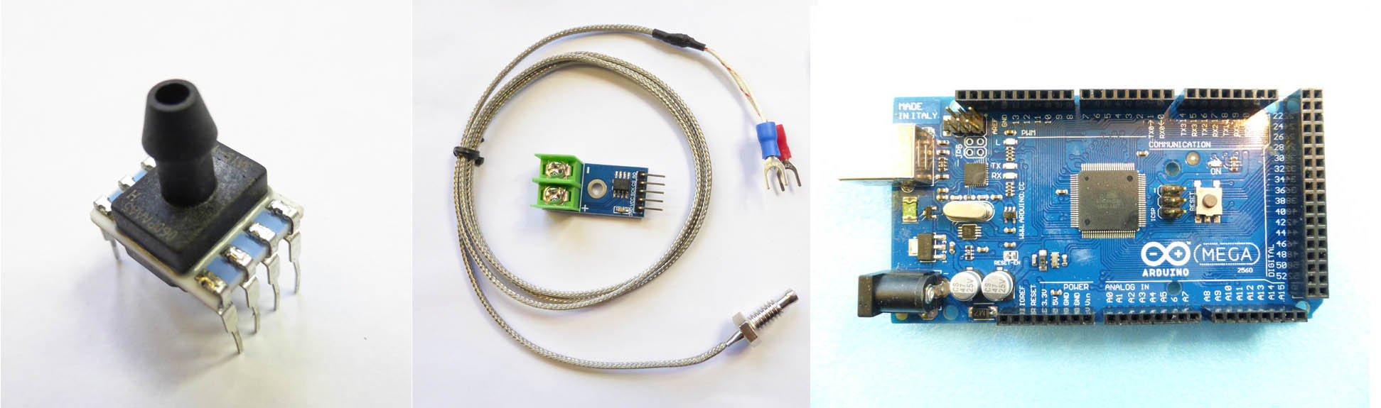 Pictures of the sensors used